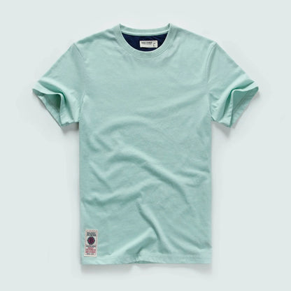 Klassisches Baumwoll-T-Shirt mit zeitlosem Look – Victor