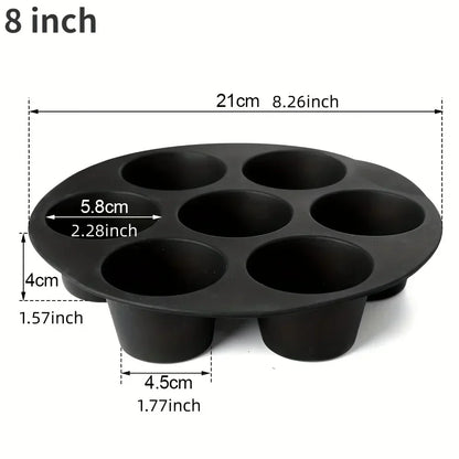 Silikon-Backform für Mikrowelle und Airfryer - FlexiBake