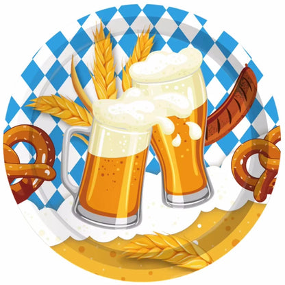 Einweg-Partygeschirr Set im Oktoberfest-Design – WeizenFreude Oktoberfest 2025