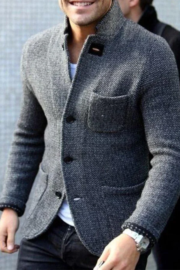 Short-Length Fitted Men's Blazer - John