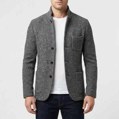 Short-Length Fitted Men's Blazer - John
