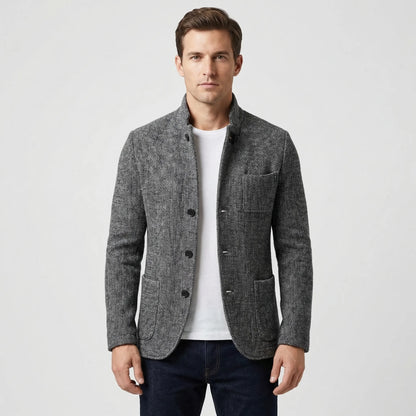 Short-Length Fitted Men's Blazer - John