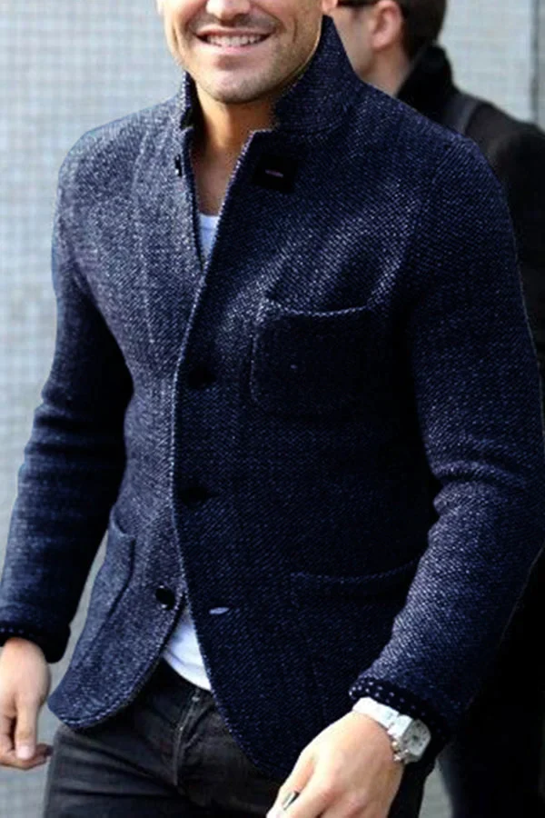 Short-Length Fitted Men's Blazer - John