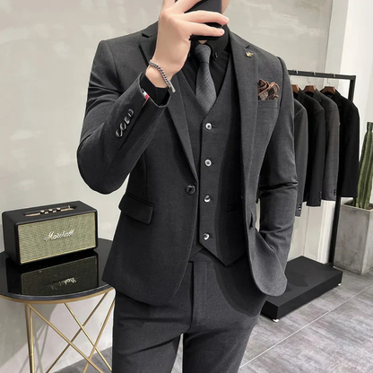 Slim-Fit Dreiteiler - Merlin