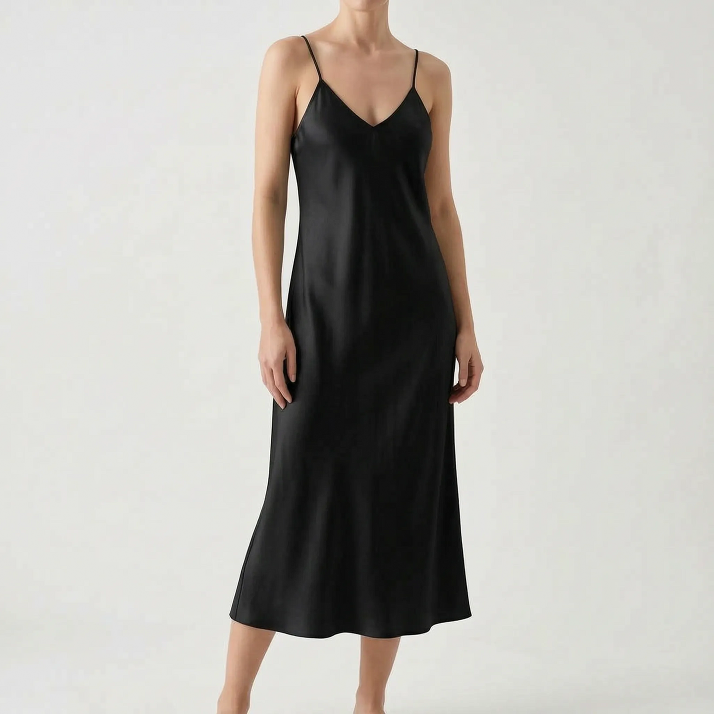 Slipkleid Mit Schimmernder Struktur -  Lois