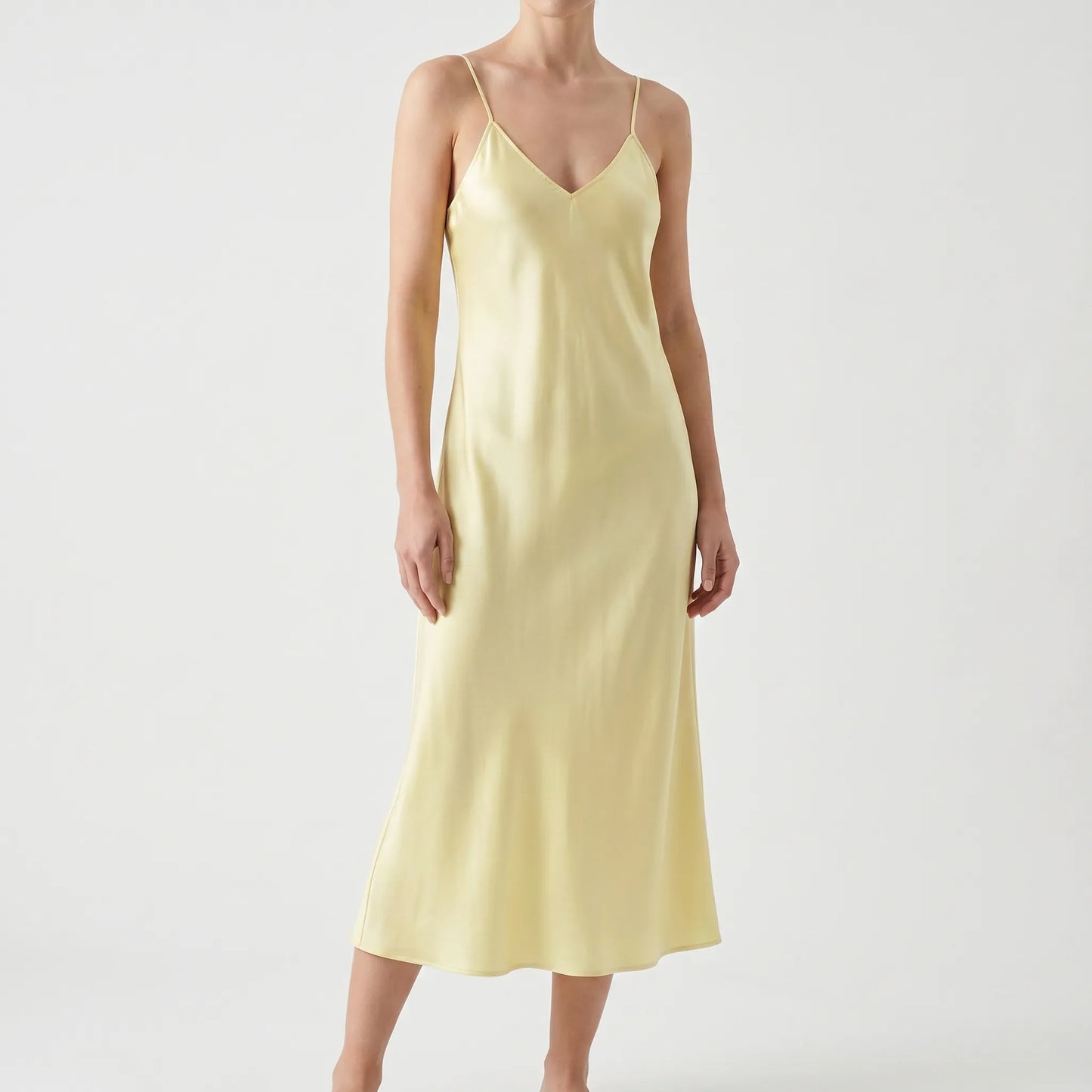 Slipkleid Mit Schimmernder Struktur -  Lois