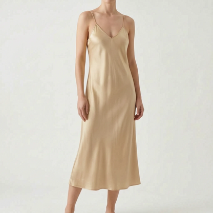 Slipkleid Mit Schimmernder Struktur -  Lois