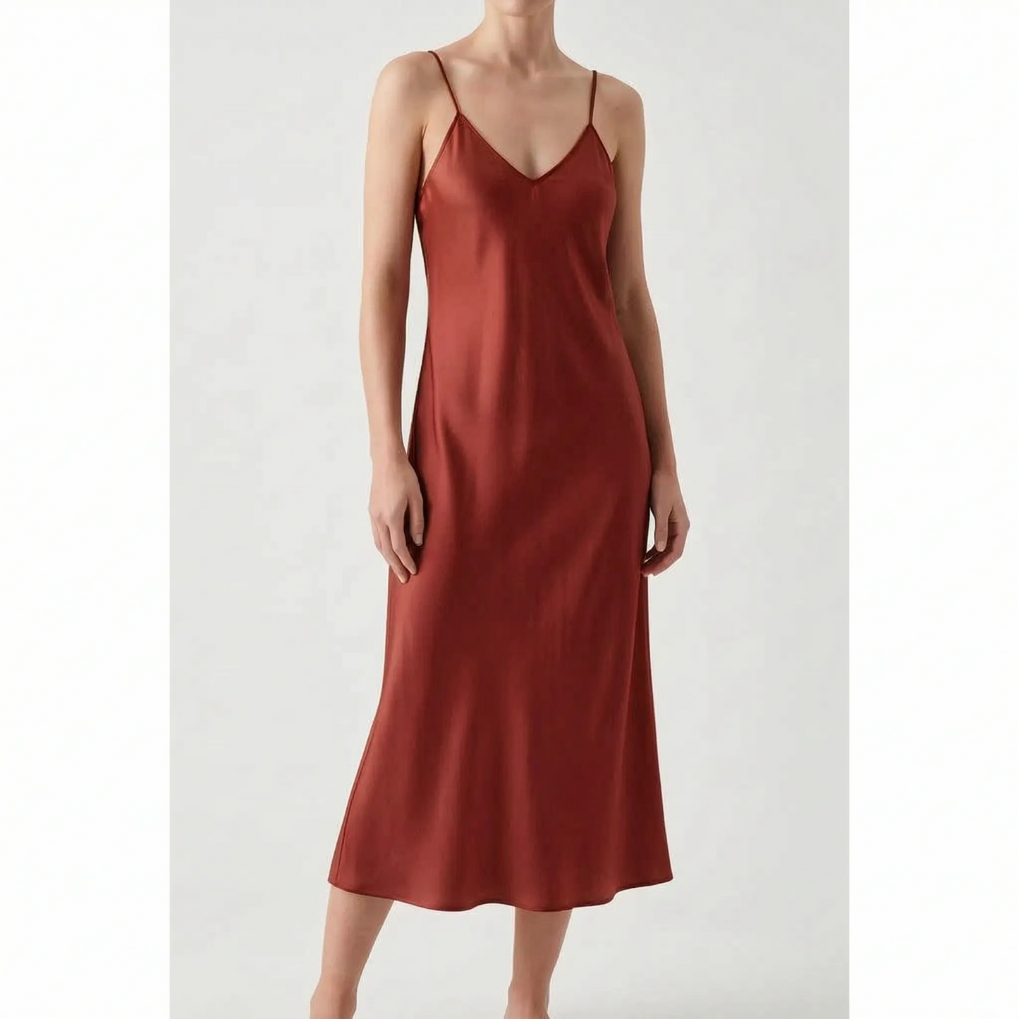 Slipkleid Mit Schimmernder Struktur -  Lois