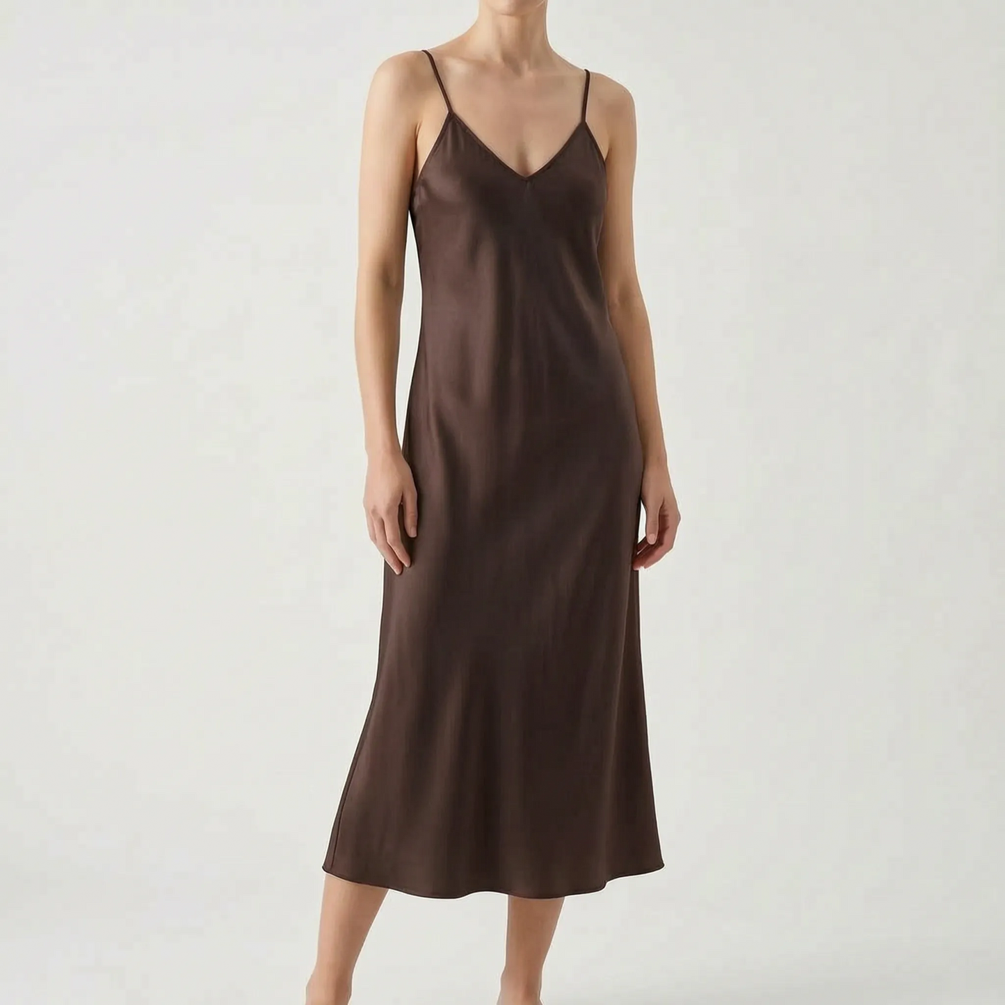 Slipkleid Mit Schimmernder Struktur -  Lois