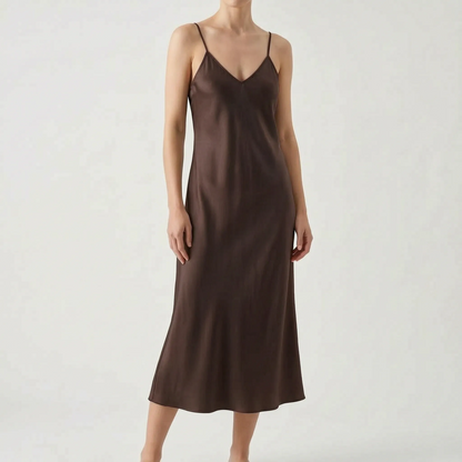 Slipkleid Mit Schimmernder Struktur -  Lois