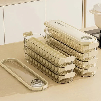 Stapelfähige Frischhaltebox mit Deckel – FridgeStack