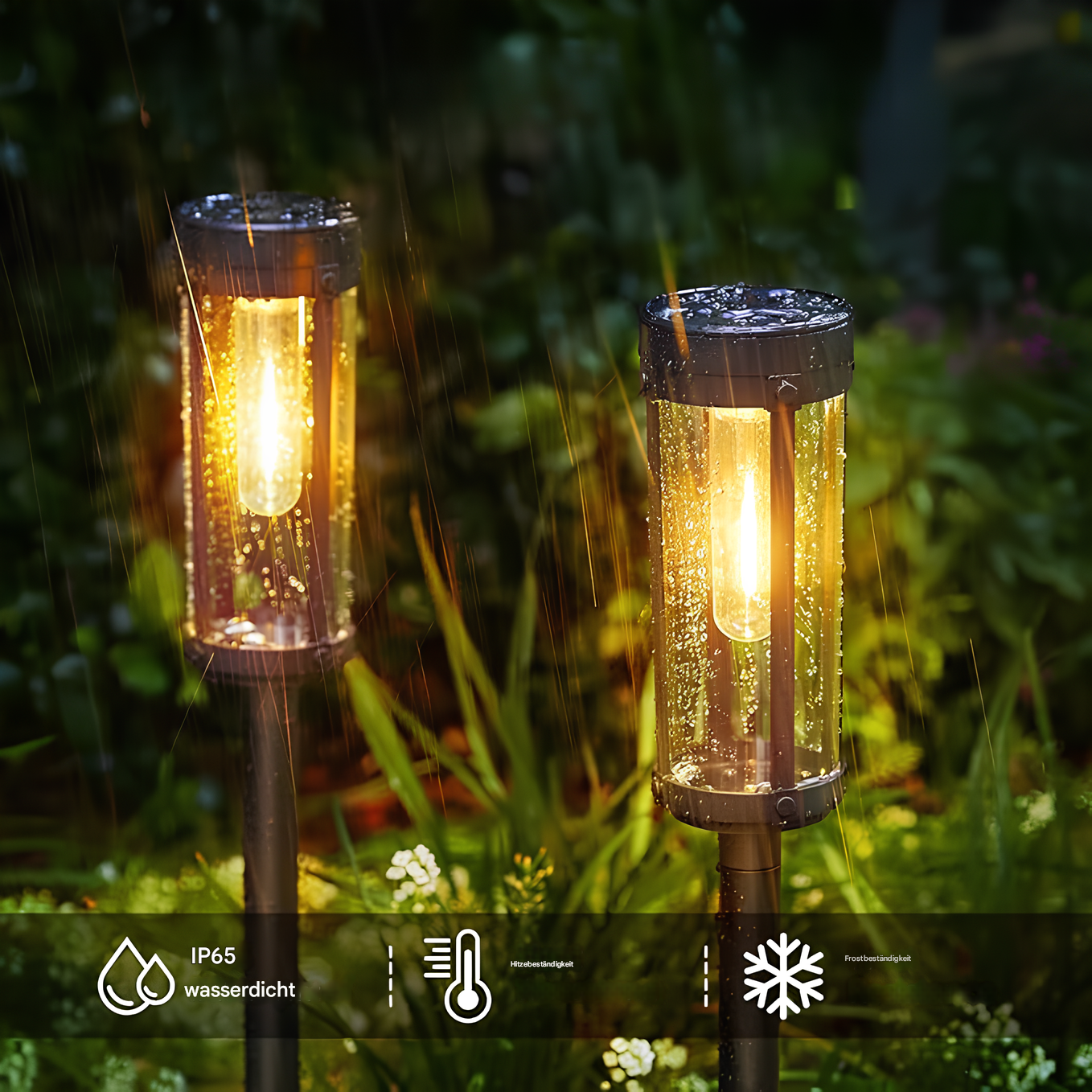 Solarenergie Gartenfackel - SolarFlare