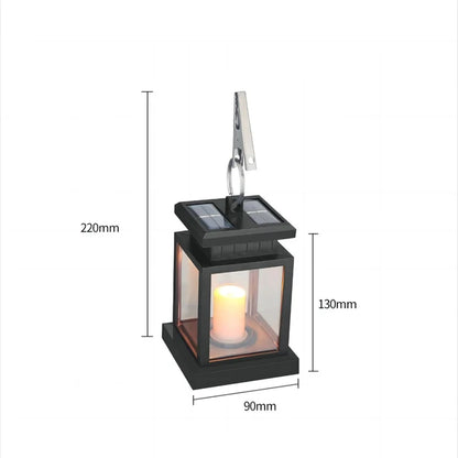 Solar LED Candle Lantern With Flickering Effect -  Glowtern