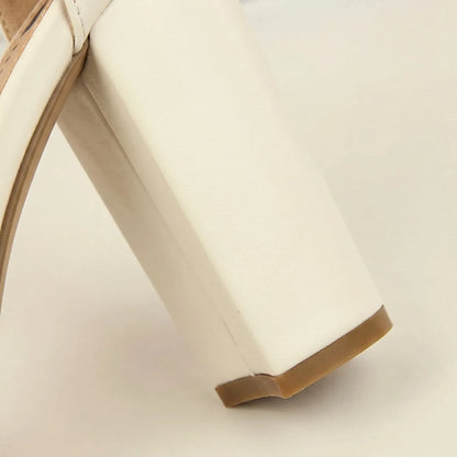Sommerliche Party-Sandalen Mit Breitem Absatz - Gloria