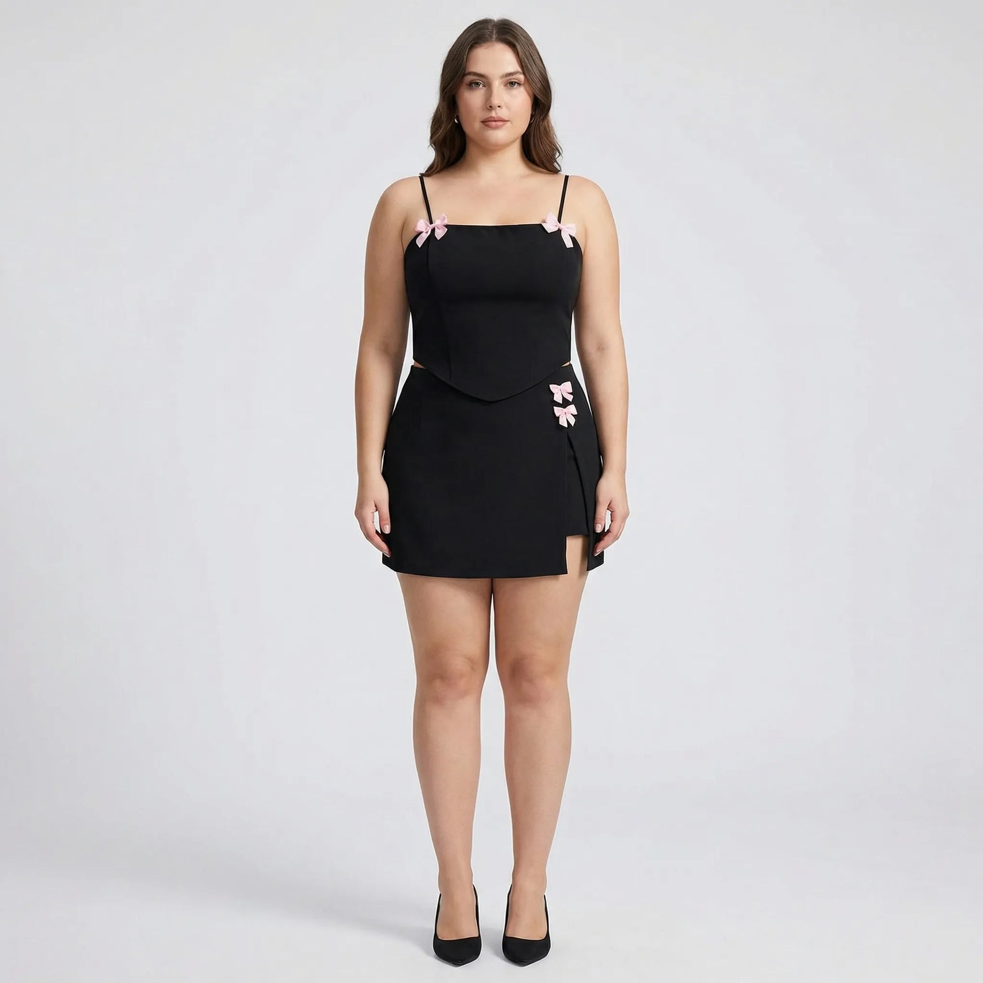 Sommerliches Zweiteiler-Set Für Damen Mit Schleifen-Details - Michelle