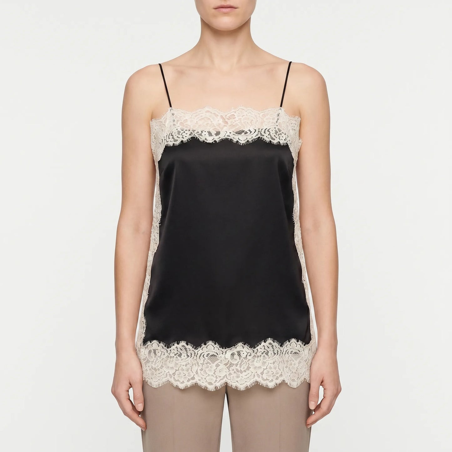 Spaghetti Top Mit Spitze -  Lois