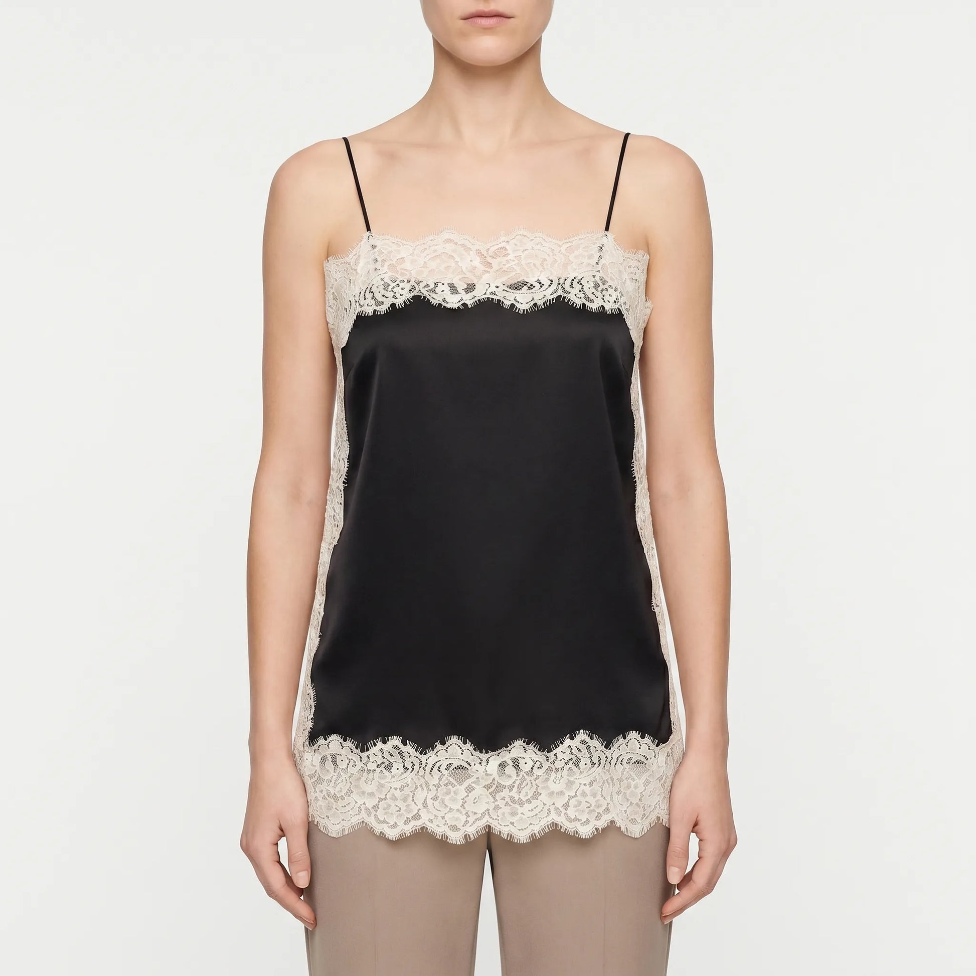 Spaghetti Top Mit Spitze -  Lois