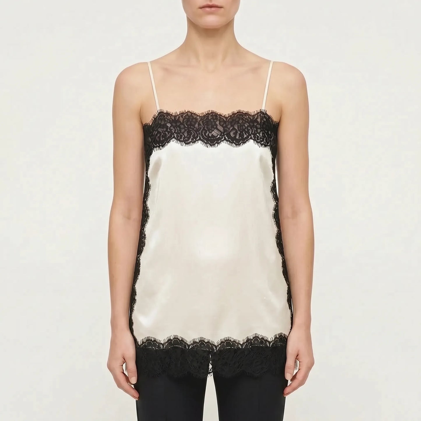 Spaghetti Top Mit Spitze -  Lois