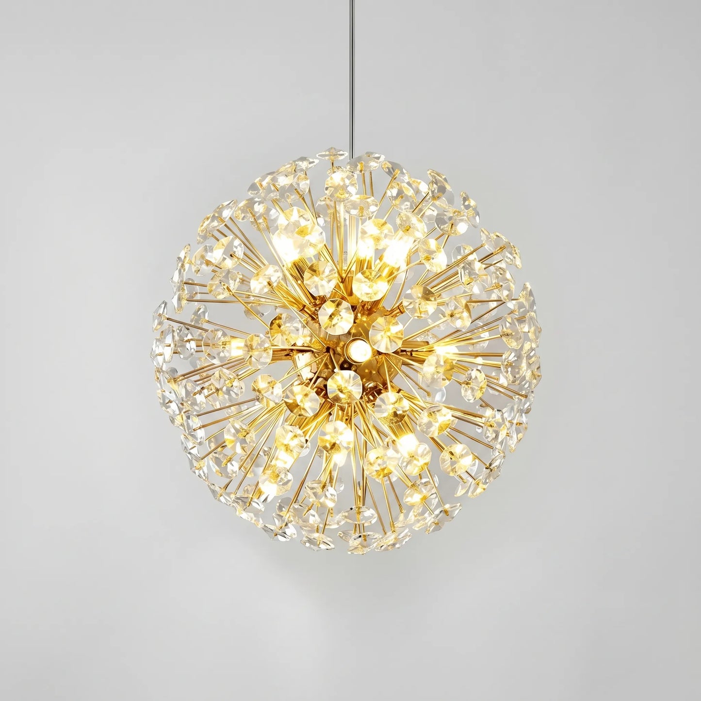 Spherical Crystal Pendant Chandelier -  Lumivara