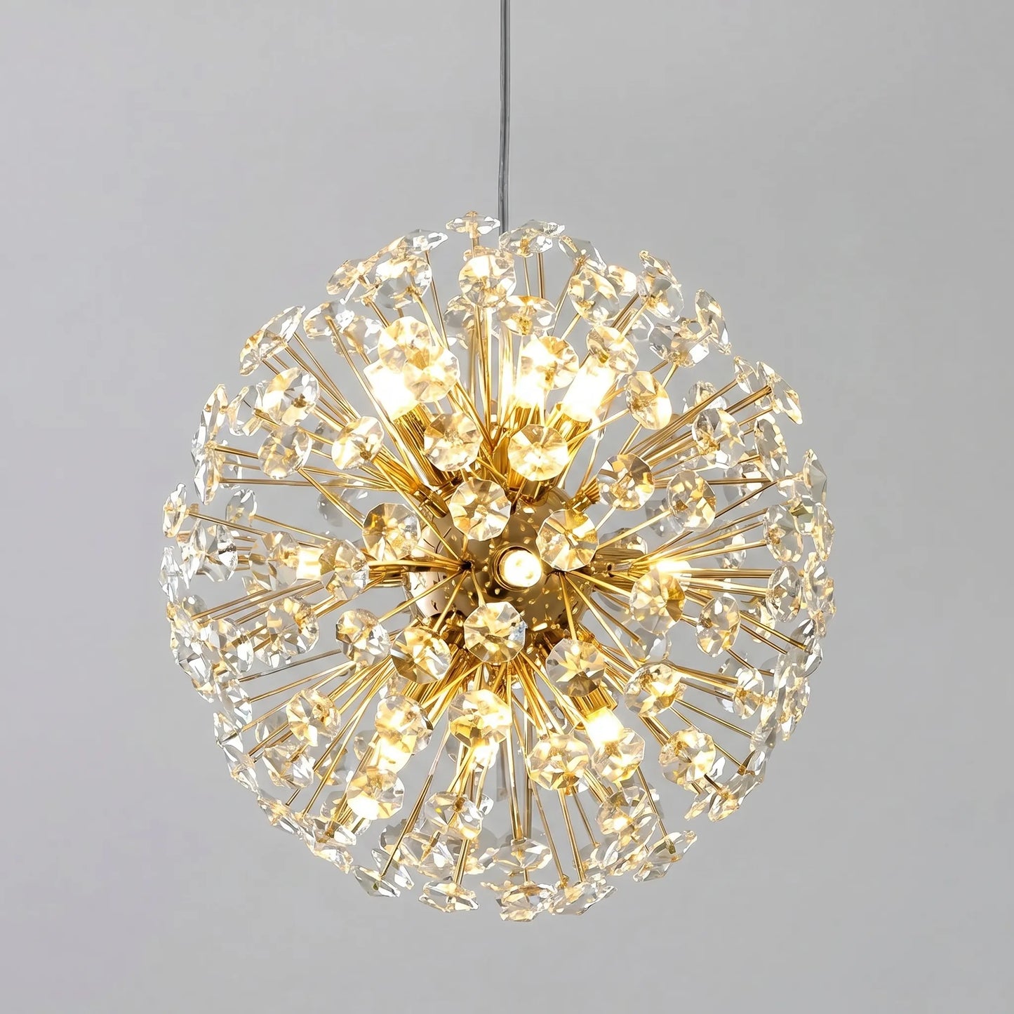 Spherical Crystal Pendant Chandelier -  Lumivara