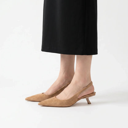 Spitze Slingback-Sandalen Mit Absatz - Carrie