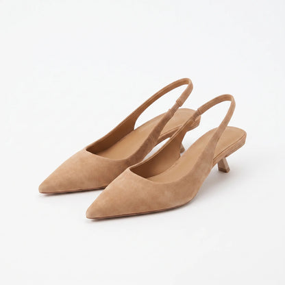 Spitze Slingback-Sandalen Mit Absatz - Carrie