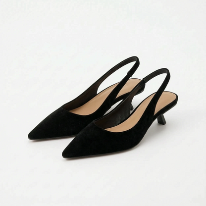 Spitze Slingback-Sandalen Mit Absatz - Carrie