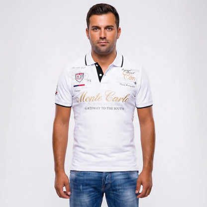 Sportief-Elegante Polo Met Kraag - Blake