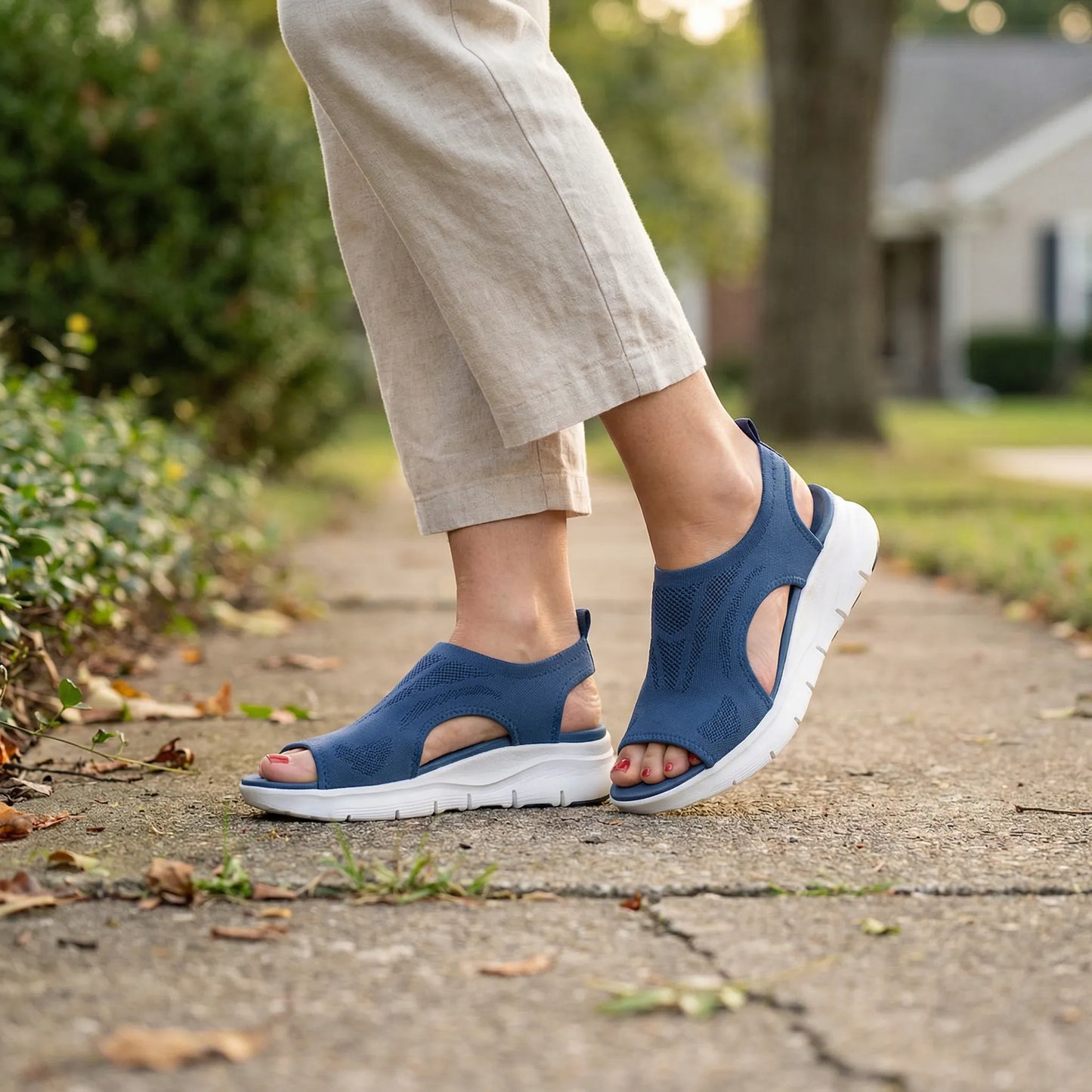 Sportlich-Elegante Sommersandale Für Damen - Meredith