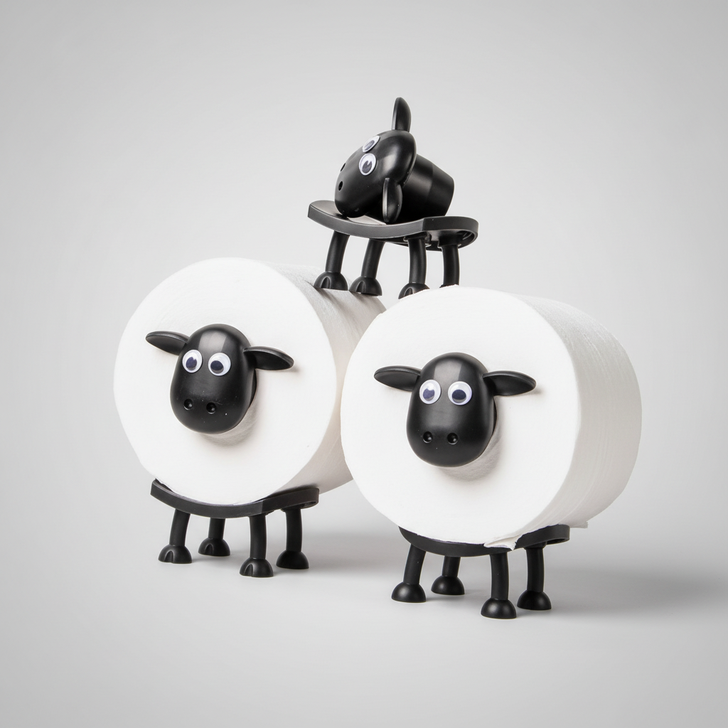 Stapelbare Schafdesign Rolle - RollSheep