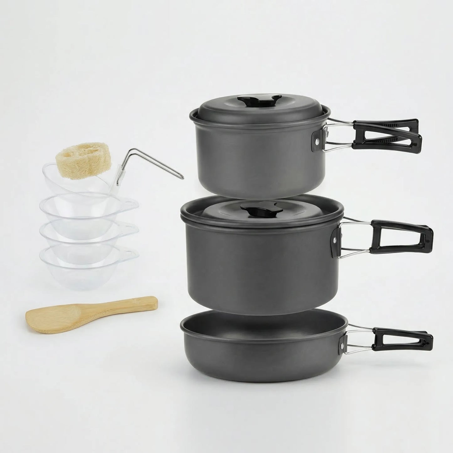 Stapelbares Outdoor-Kochset -  Campouri