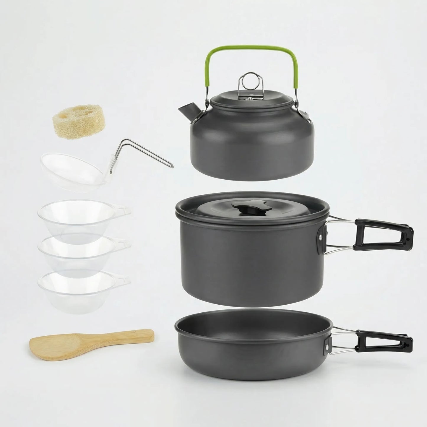 Stapelbares Outdoor-Kochset -  Campouri