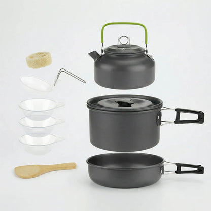 Stapelbares Outdoor-Kochset -  Campouri