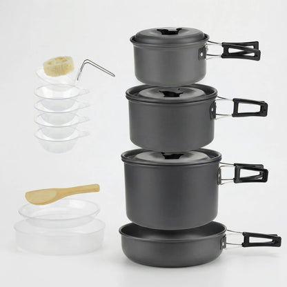 Stapelbares Outdoor-Kochset -  Campouri