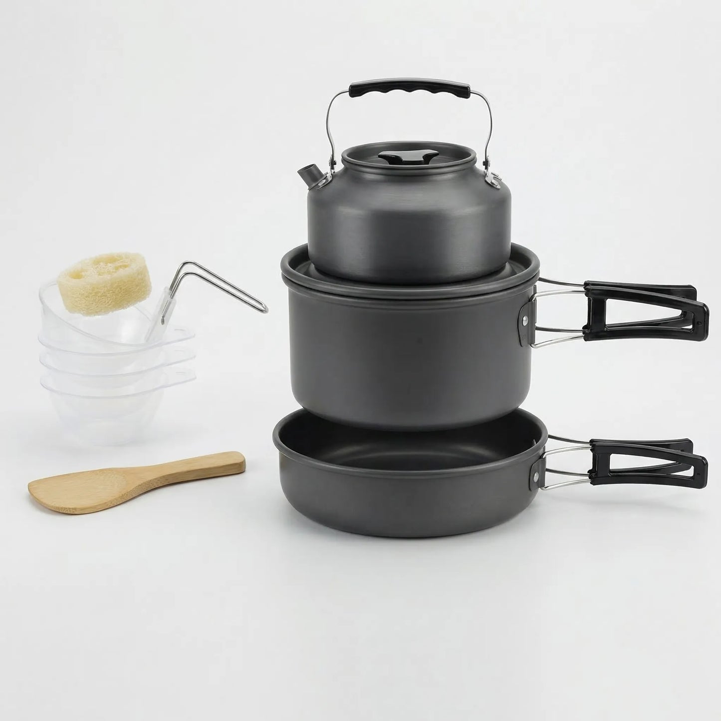 Stapelbares Outdoor-Kochset -  Campouri