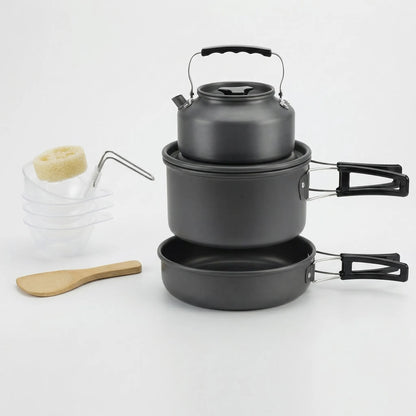 Stapelbares Outdoor-Kochset -  Campouri