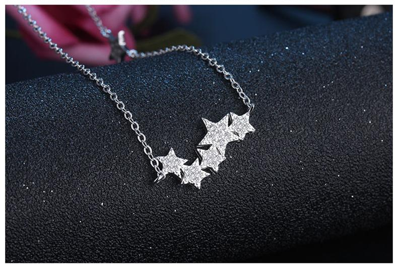Sterling Silber Halskette - GalaxyChain