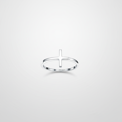 Sterlingsilber Ring - CrossRing