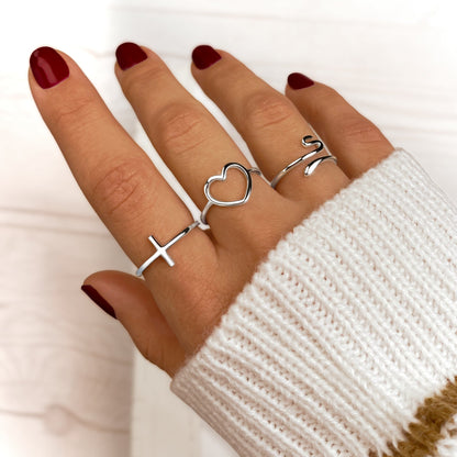 Sterlingsilber Ring - CrossRing