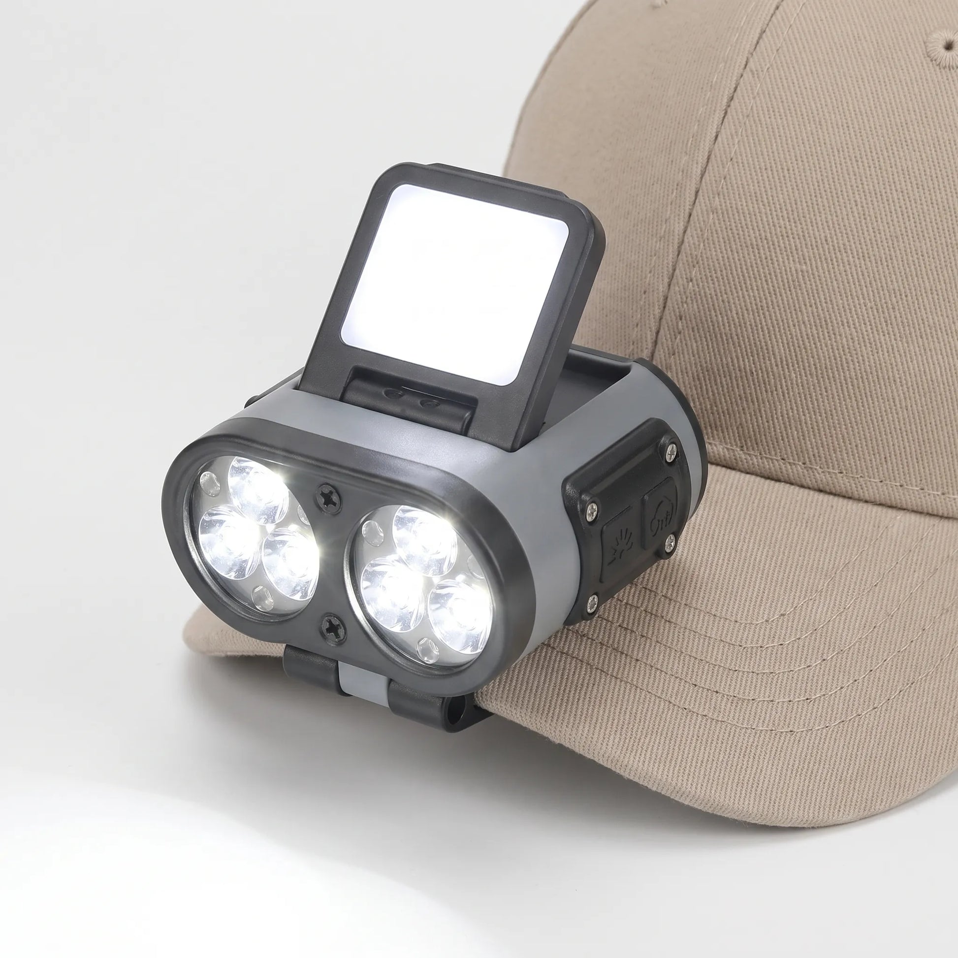 Stirnlampe Mit Sensor Und Mützenclip -  Lumeclip