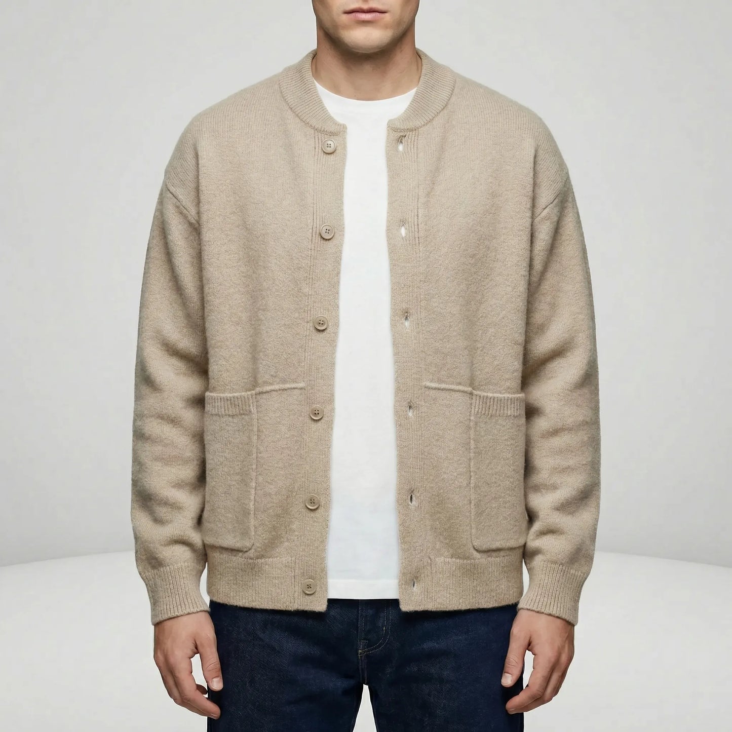 Strickjacke Mit Knopfleiste - Tristan