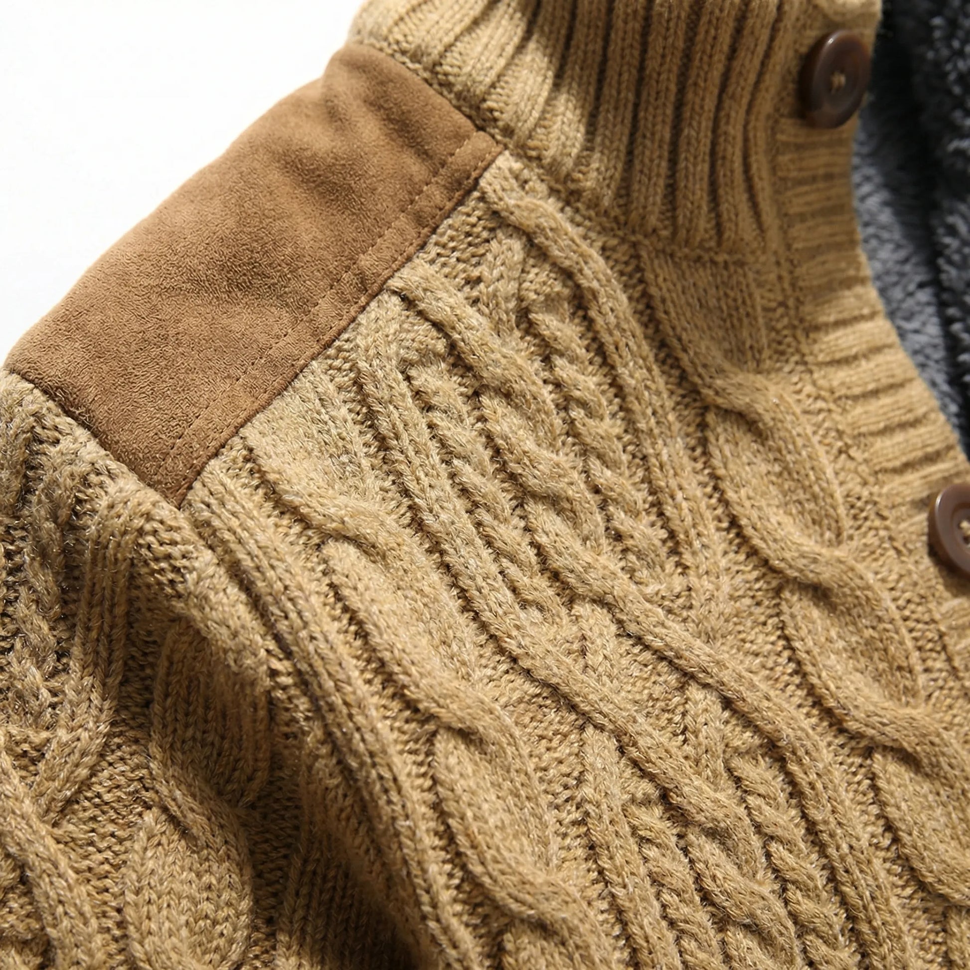Strickjacke Mit Knopfleiste Vorne - Mats