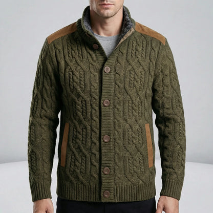Strickjacke Mit Knopfleiste Vorne - Mats