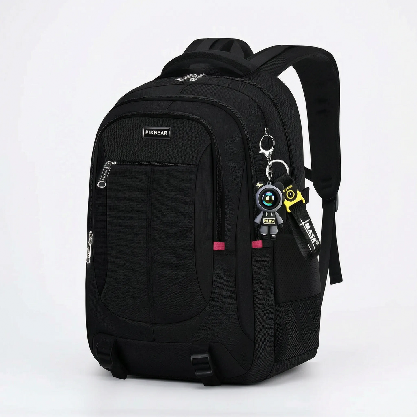 Strukturierter Multi-Fächer-Schulrucksack - Zenthos