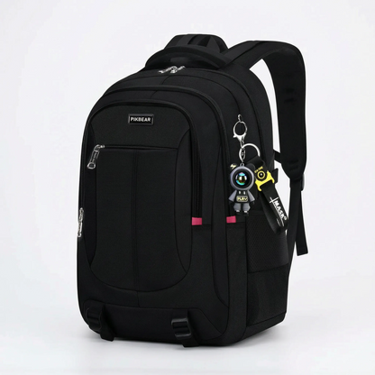 Strukturierter Multi-Fächer-Schulrucksack - Zenthos