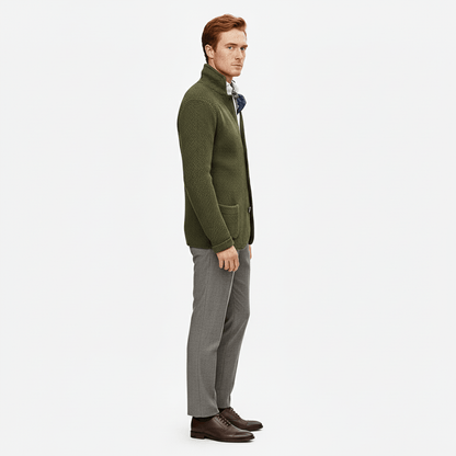 Strukturierter Strickjacke Mit Langen Ärmeln - Lennox