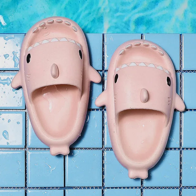 Unisex Leichte Sommerschlappen mit Haifischdesign – FinSteps