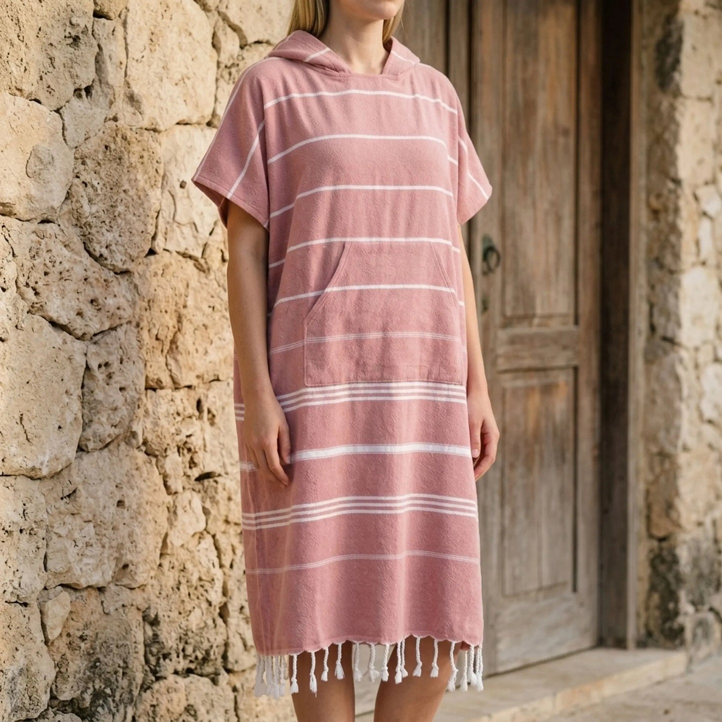 Surfponcho Mit Kapuze - Loomira