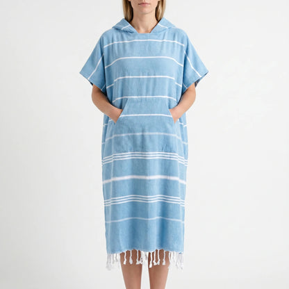 Surfponcho Mit Kapuze - Loomira