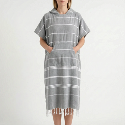 Surfponcho Mit Kapuze - Loomira